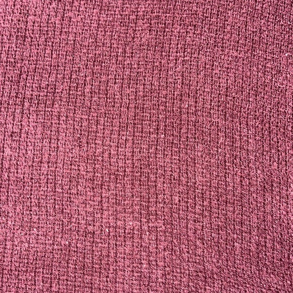 Fringe Edge Wine Color Infinity Scarf - Picture 15 of 16